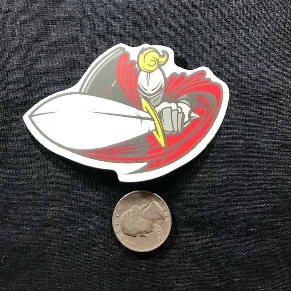 Knight Nobleman Single Decor Accent Waterproof Sticker - Picture 2 of 4